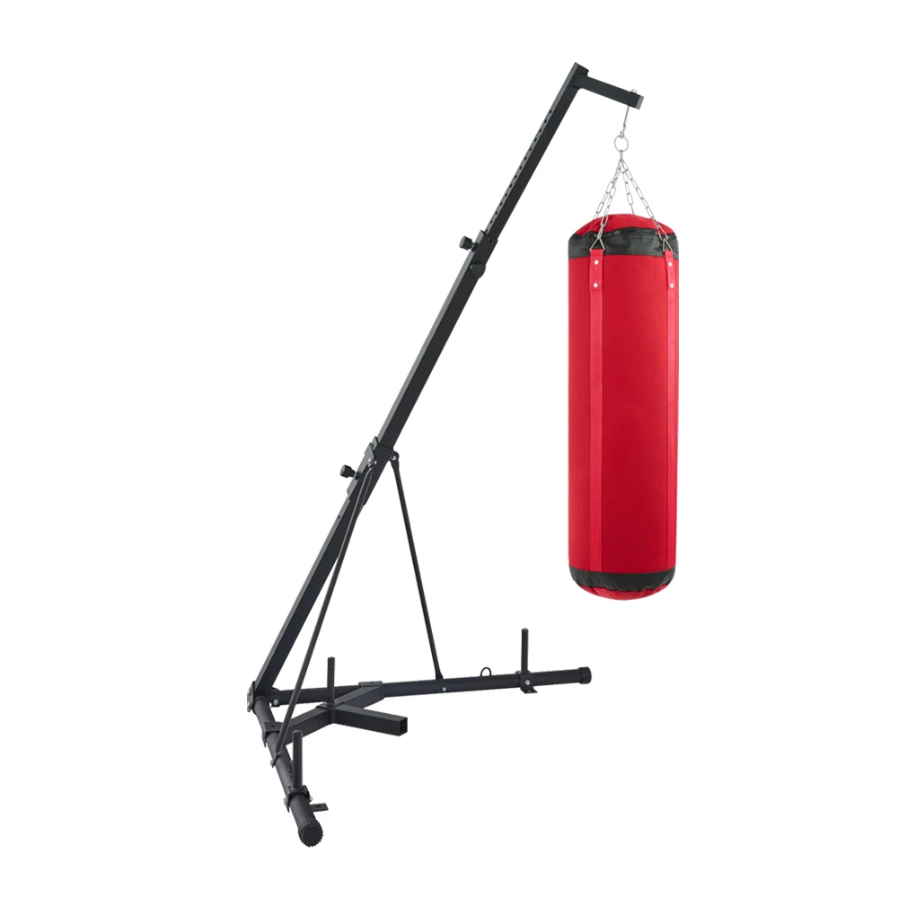 ODM OEM Factory Height Adjustable Heavy Duty Boxing Punching Bag Stand Steel Sandbag Rack for Home Fitness
