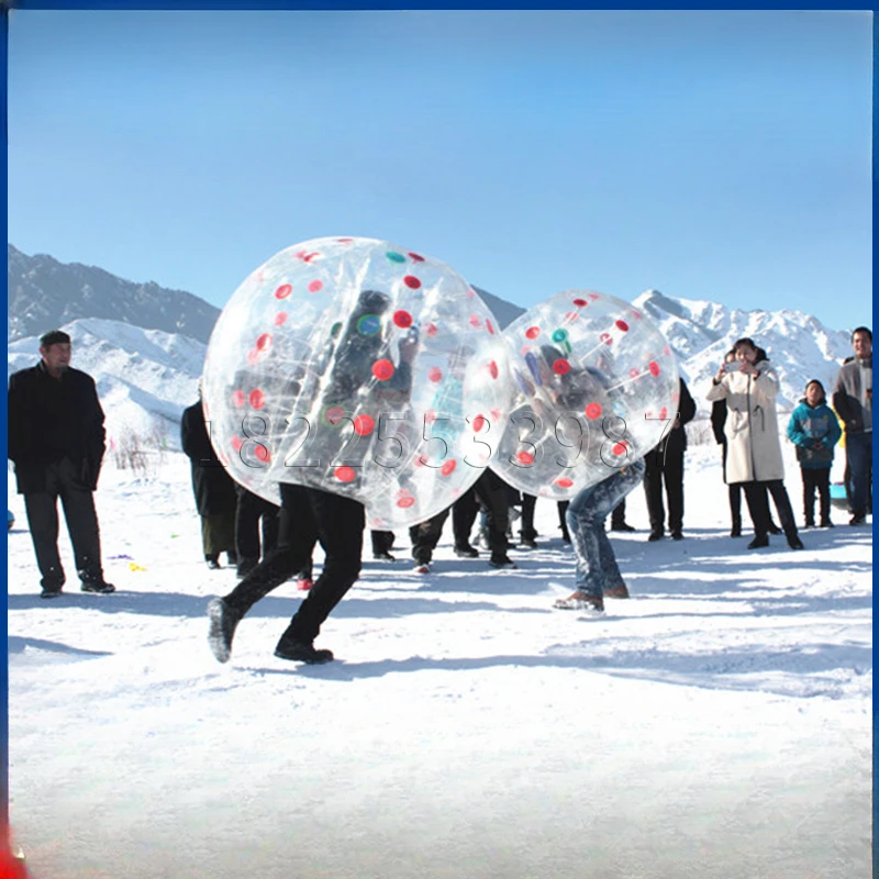 

Snow inflatable bumper ball, yobo ball, children's bumper ball, adult outdoor team building, and fun ski resort props