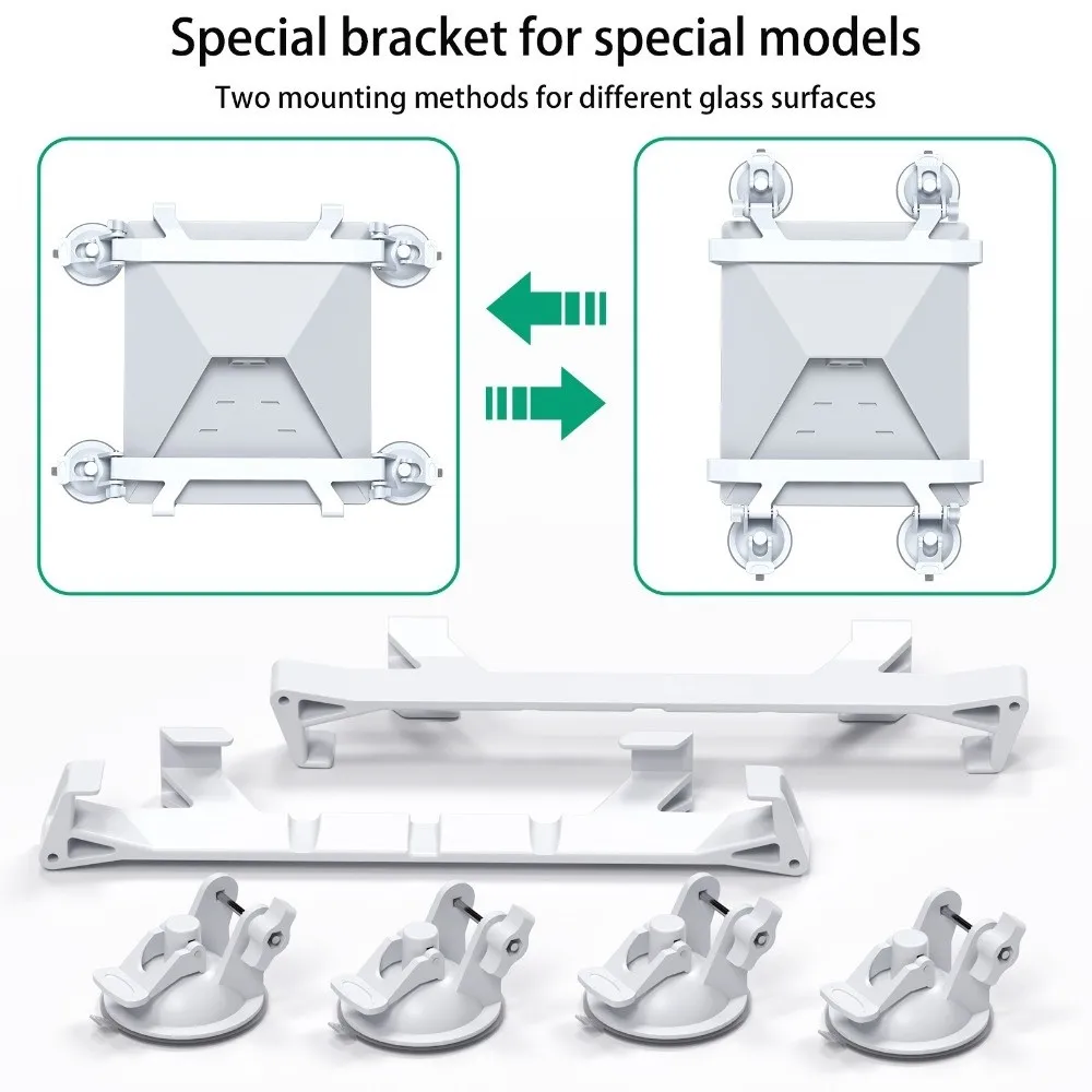 

4 Suction Cups Starlink Mini Mount Mini Car Sunroof Suction Cup Mounting Bracket Car Interior Glass Roof Navigation Kickstand