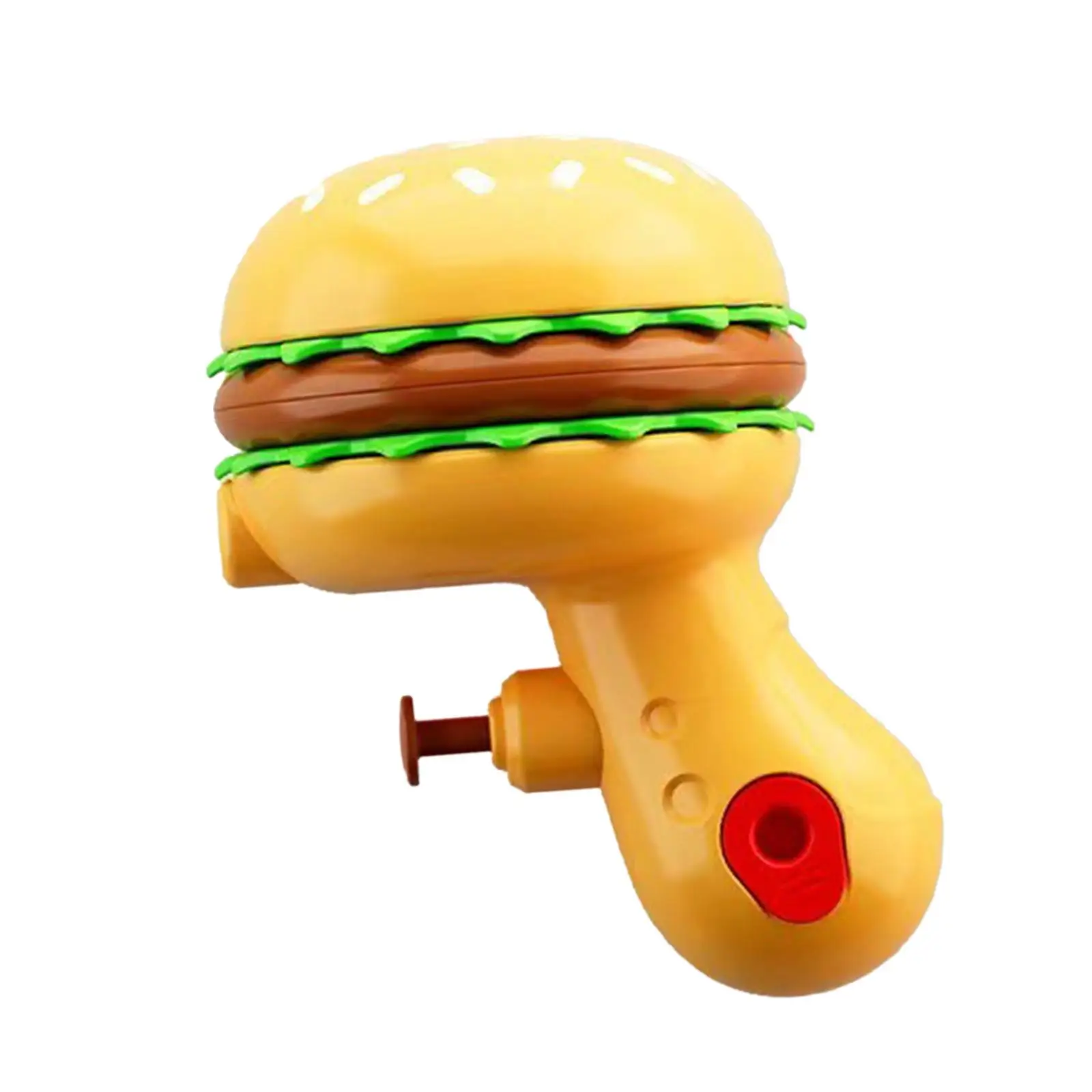 Water Squirter for Kids Party Favors Hamburger Shaped Cartoon Pool Toy Water Fight for Park Backyard Outdoor Swimming Pool Beach