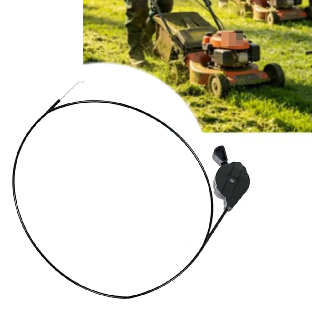 72 Inch Throttle Cable for Lawn Mowers Black Replacement Control Line Compatible with For most Push and Riding Mowers