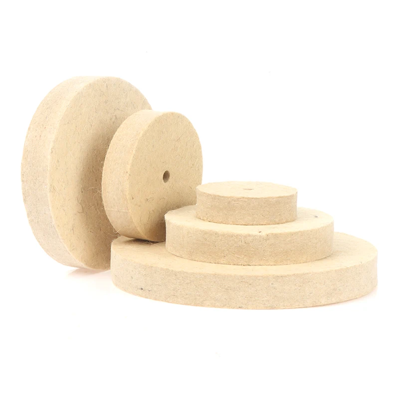 75-200mm Wool Polishing Wheel Buffing Pads Angle Grinder Wheel Felt Polishing Disc For Metal Marble Glass Ceramics