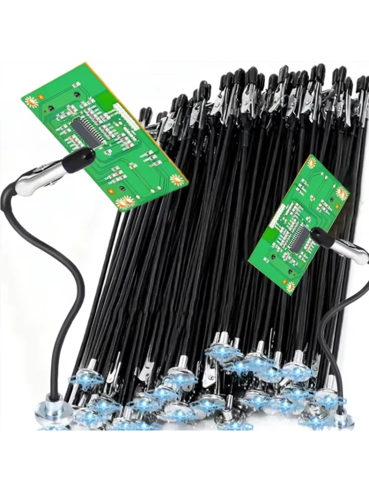 Soldering Third Hand with Strong Magnetic Base, Flexible Arms PCB Holder for Electronics Repair – Alligator Clip Welding Tool