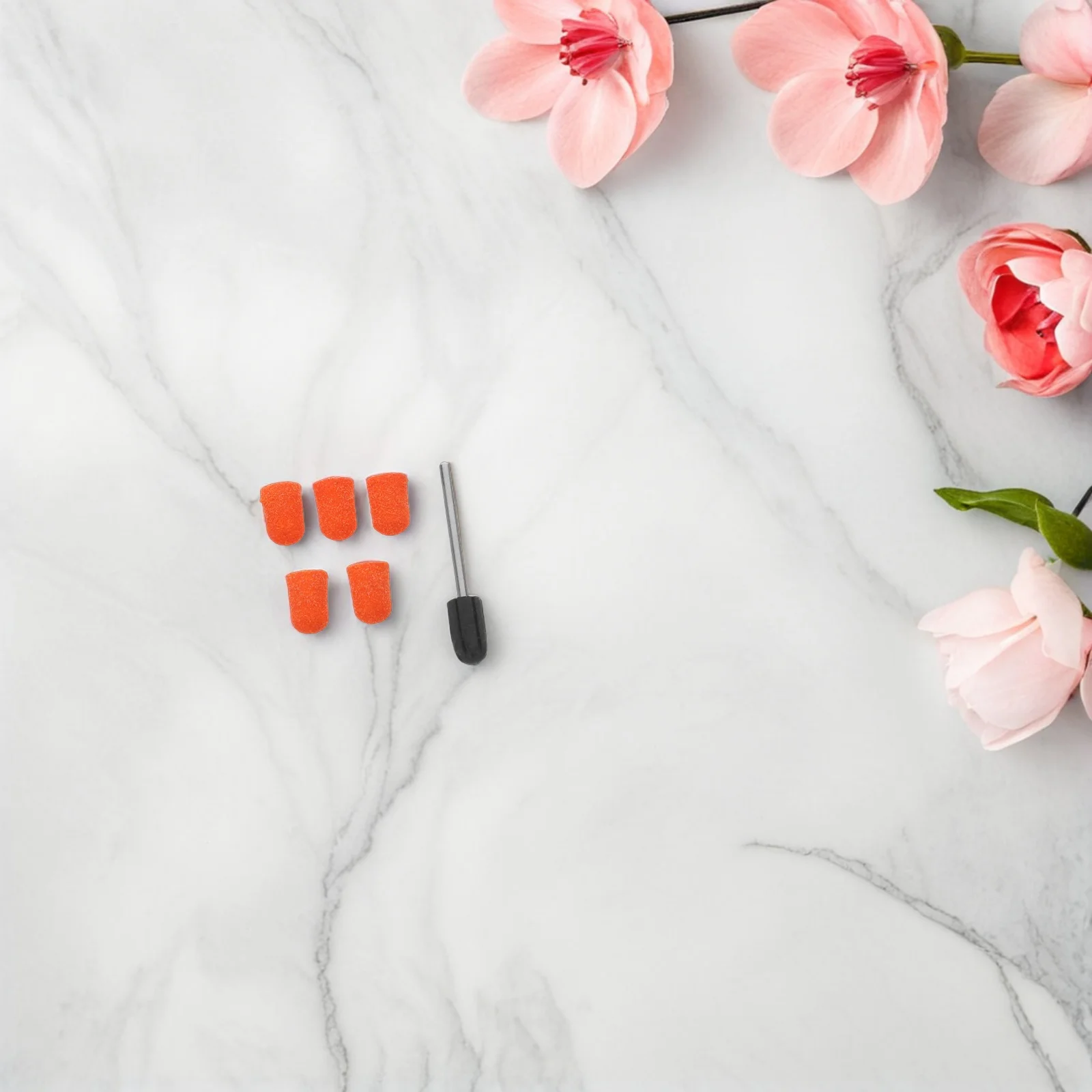 30세트 샌딩 밴드 7mm 미세 그릿 네일 드릴 비트 아크릴 젤 매니큐어 페디큐어 발 샌더 각질 제거 연마