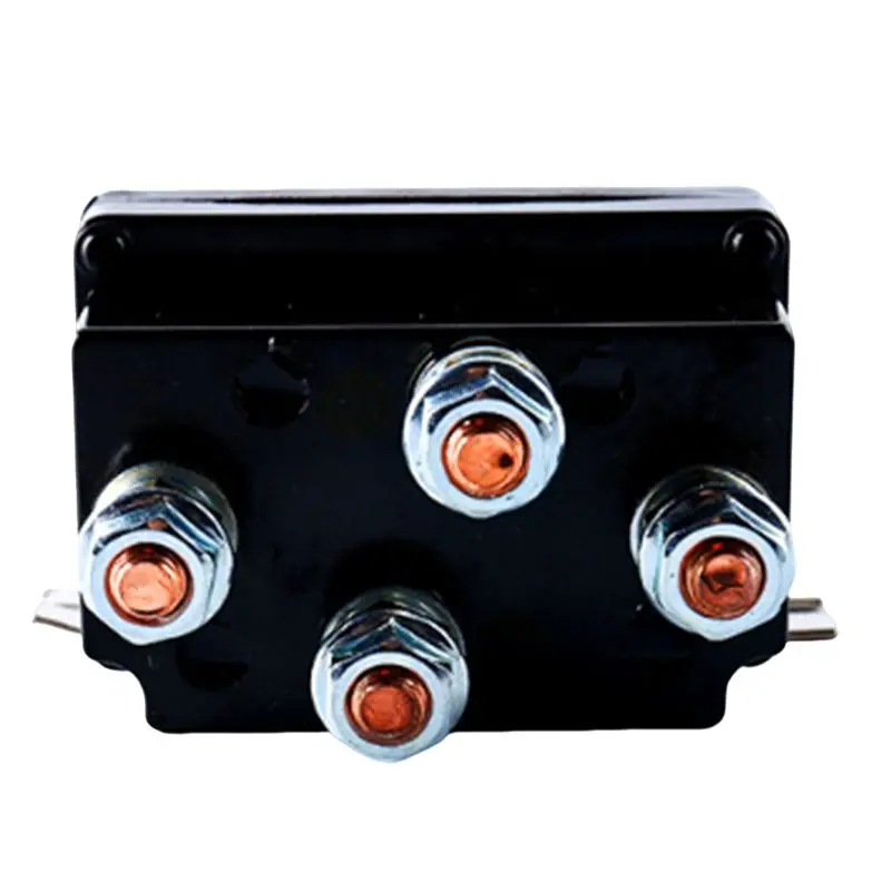 [NEWA76K!】 Black Universal 12V 500A Winch Remote Contactor 12000 Pounds Winch Control Solenoid Relay Twin Wireless Remote Recove