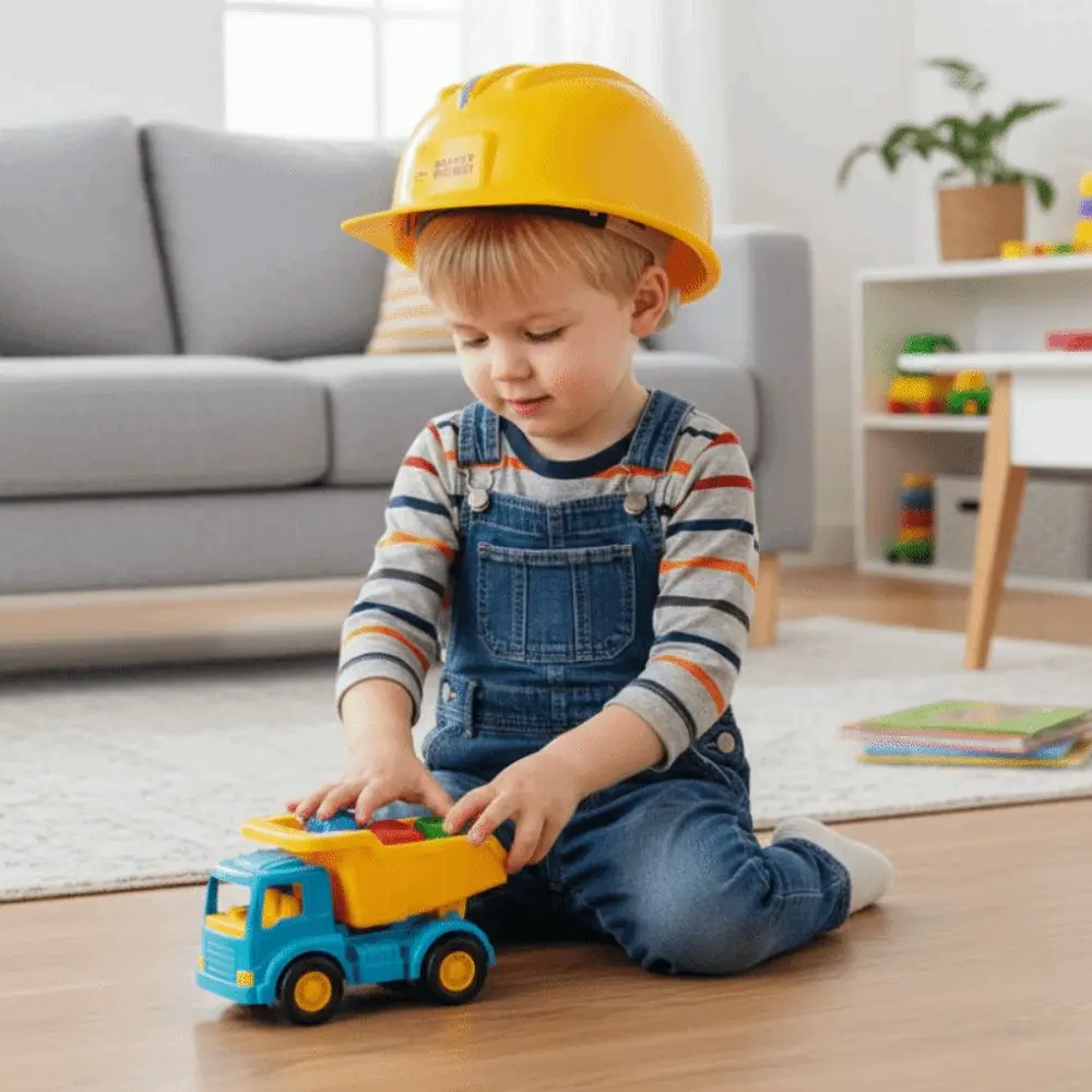 Play House Toys Plastic Simulation Engineering Hat Cosplay Ornaments Safety Engineering Hat Construction Hat Toy Adult