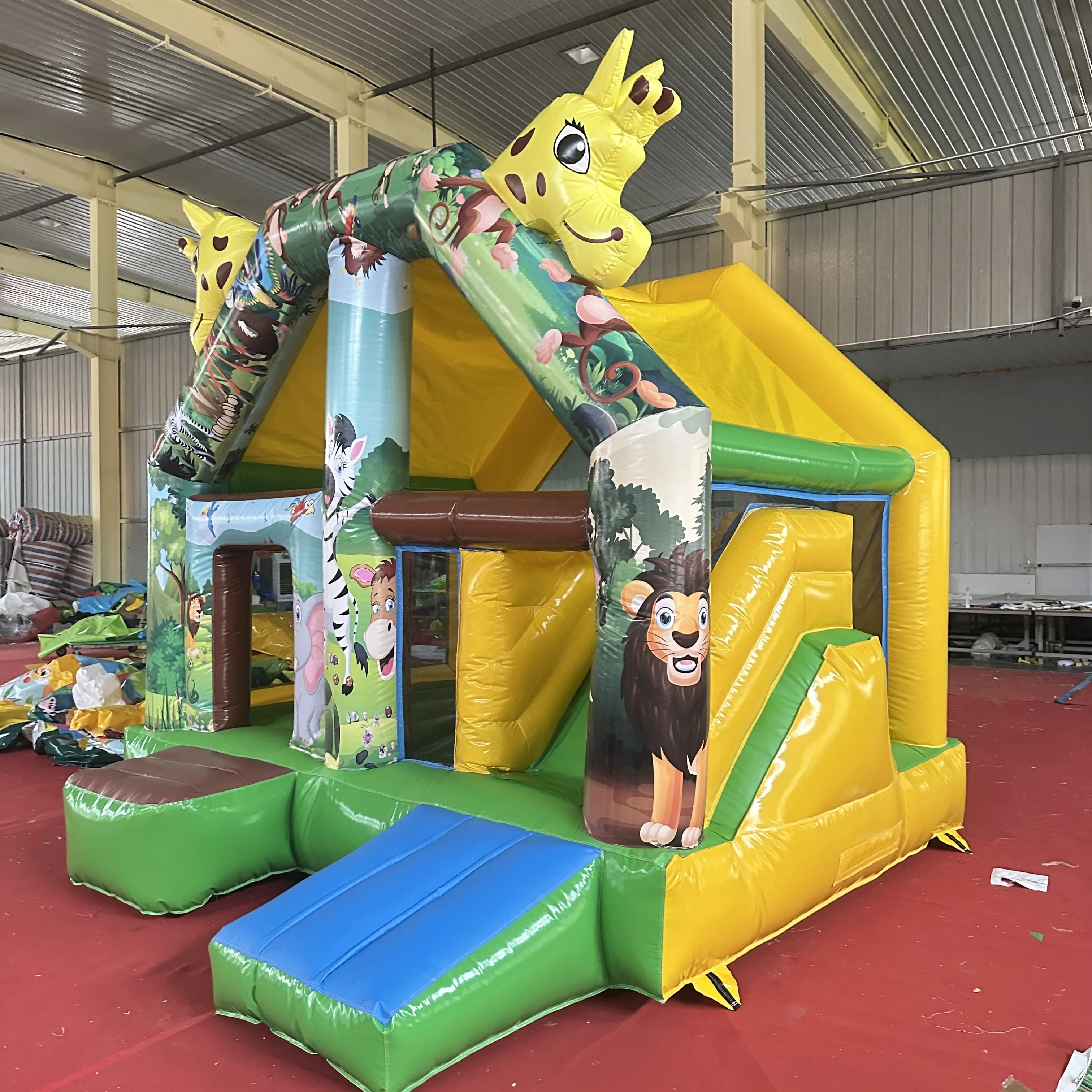 Inflatable Bouncy Castle, 4m*4 - Kids Outdoor House ulasan dan harga
