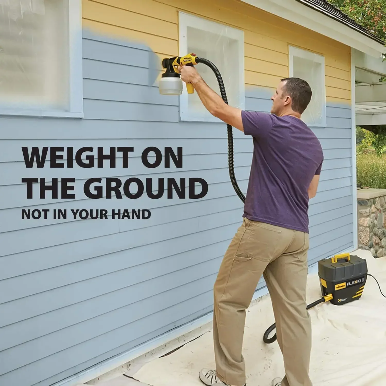 Cross-borderStationary Paint Sprayer, Sprays Most Unthinned Latex, Includes Two Nozzles