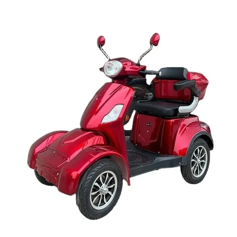 

Four-wheeled electric vehicle household scooter, new energy adult women's car battery car
