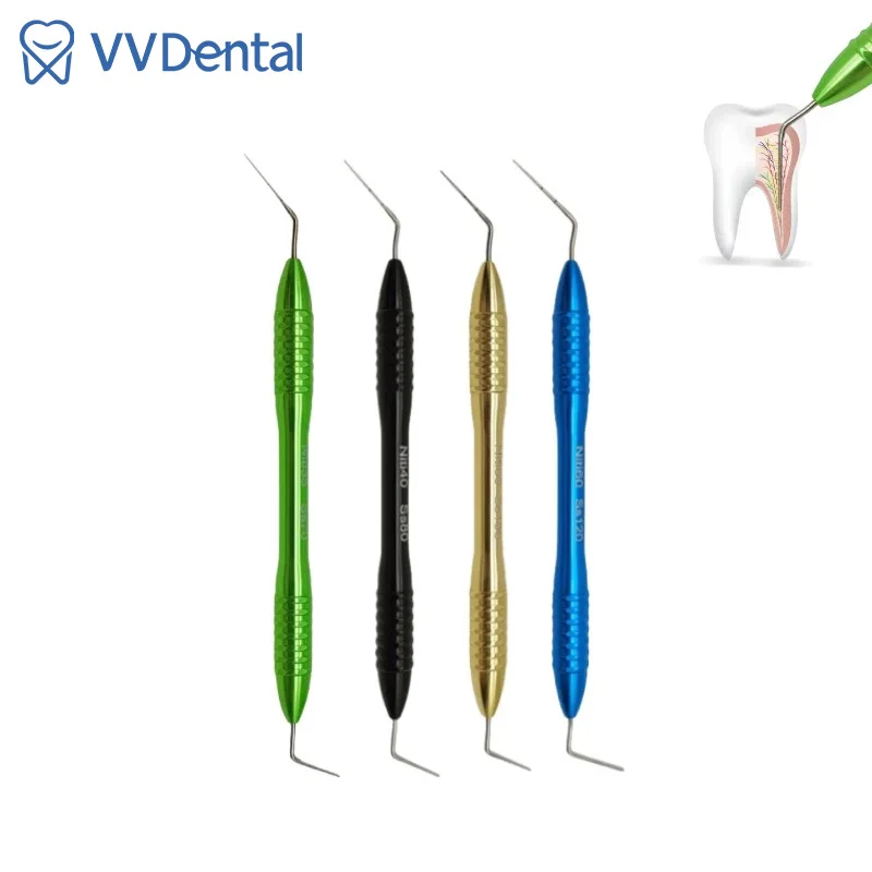 Dental Hand Plugger Nickel Titanium Root Canal Dental Dental Endodontic Hand Plugger Tip Gutta Percha Plugger Dentist Instrument