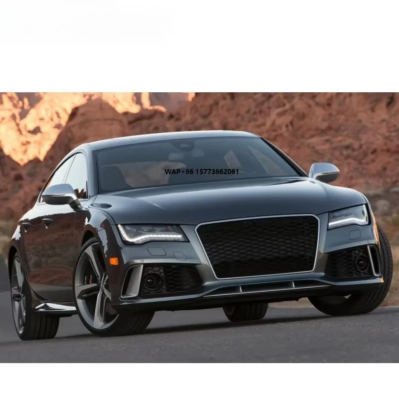 

A7 RS7 Body Kits Fit for A7 2010-2015 Year to RS7 Style PP Plastic Car Bumper Front Bumper Grille and Rear Lip Body Kits for A7