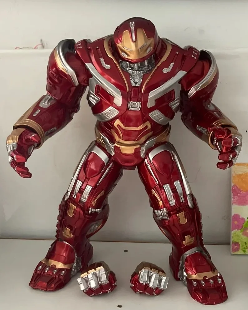 The Avengers Action Figure Hulkbuster Statue Collect Model Metallic Paint Figurine Adult Kid Xmas Toy Funny Gift Desk Decor