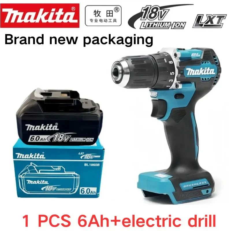 Makita accu 18V 6.0Ah oplaadbare accu, vervangt Makita 18V DDF487 BL1860 BL1860B BL1840 BL1840B accu voor elektrische gereedschappen