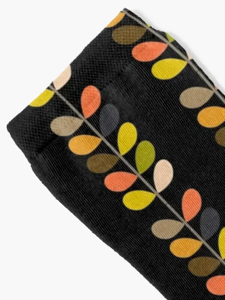 colorful stem flowers,orla kiely designClassic . Socks compression funny gift Christmas Luxury Woman Socks Men's