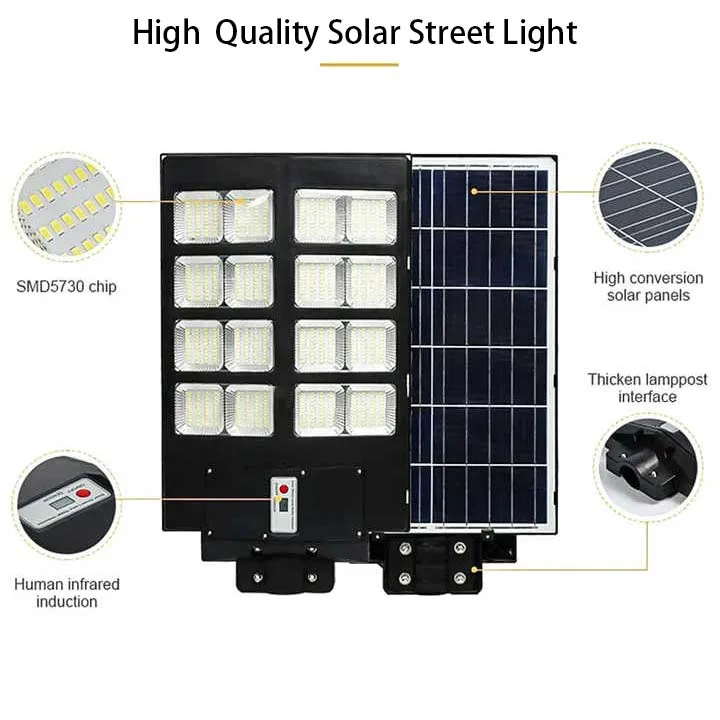 

Dusk to Dawn Garden Integrated All in One Led ABS IP65 Waterproof Motion Sensor Auto Solar Street Light Outdoor