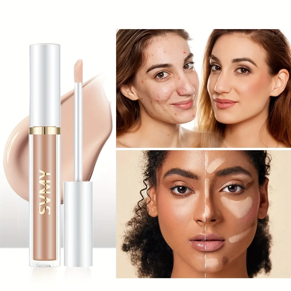 Concealer, Contour Stick & Highlighter Set, Matte Finish, Facial Sculpting And Blemish Cover Cream, Nose & Cheek Shadow Makeup