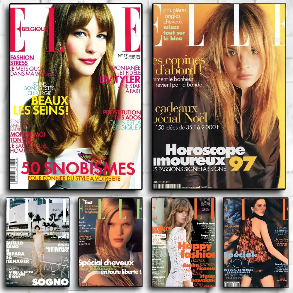 Magazine Publication Elle Girl France Poster Wall Art Print Decorative Mural Home Decor Gift Unframed