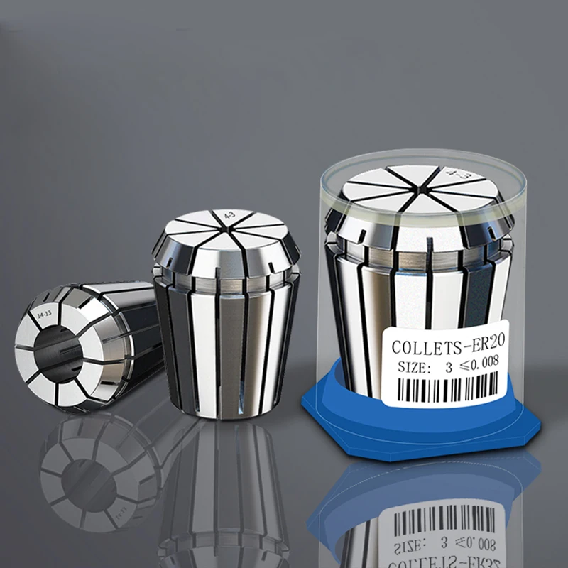 Imagem -06 - Precisão Primavera Collet Pinça Chuck para Máquina de Gravura Cnc Fresagem Lathe Tool 0.005 mm 0.008 mm Er11 Er16 Er20 Er25 Er32 Alta