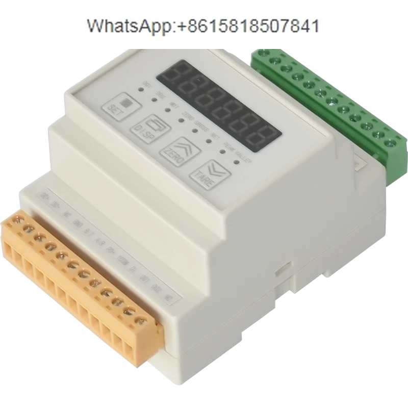 Rail type weighing transmitter RS485 anti-interference weight transmitter 4-20mA push-pull force instrument high precision