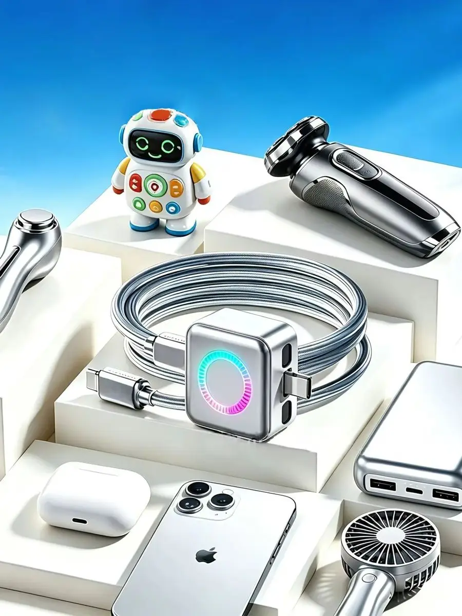 

1PCS Type-C Charging Auto Disconnect Separator, Full Charge Automatic Power Off Protector, Safe Night Charging Protection Device