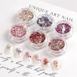 1pc nail art Aurora Opal dried pollen dried flower material powder used with adhesive for nail art creation