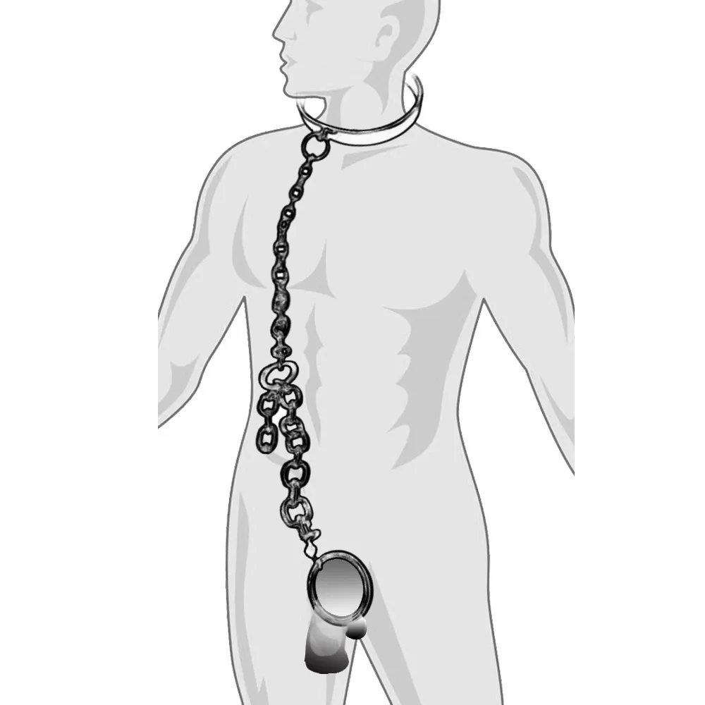 Anillo de pene con cuello de metal para hombres Anillo sexual Mastubateur plateado Homme Gays BDSM Autobondage Esclavo Erótico CommerMuebles sexuales Sexo