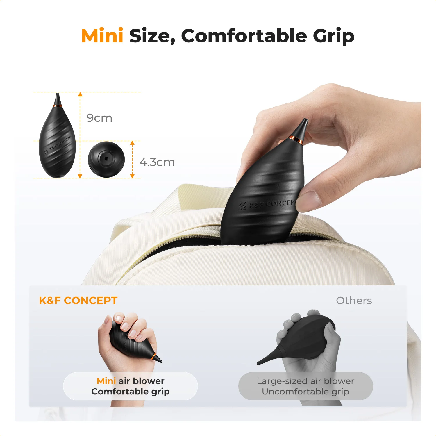 K&F CONCEPT Mini Portable Air Dust Blower for Cleaning DSLR SLR Cameras Lenses Watch Phone Keyboard Cleaner Silicone Air Pump