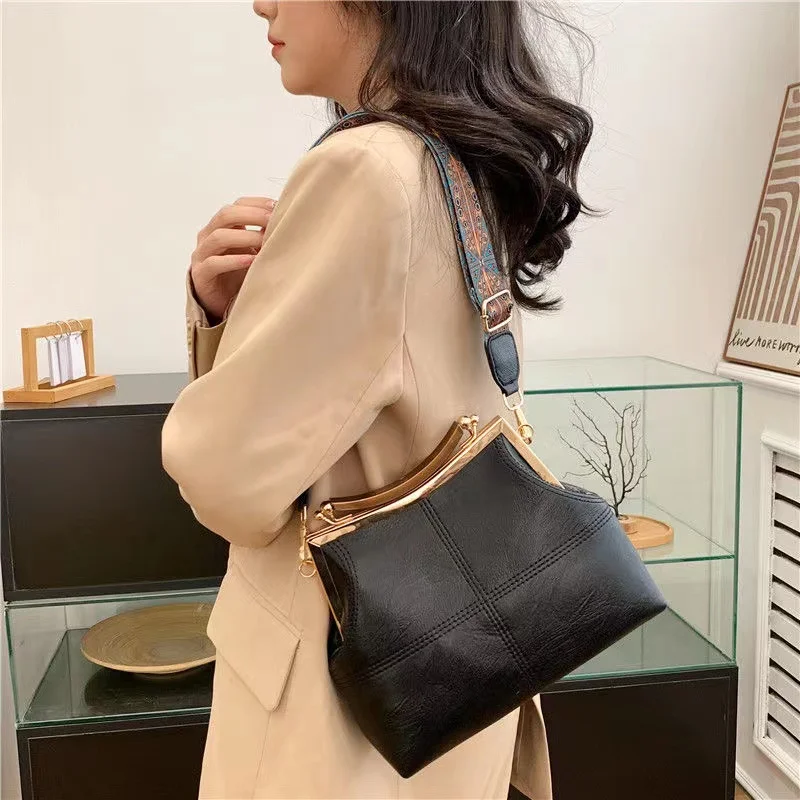 Fashion Crossbody Messenger Sling Bags Shoulder Bags Cute Solid 2023 Diamond Lattice Small for Women Simple Female PU Leather Tr