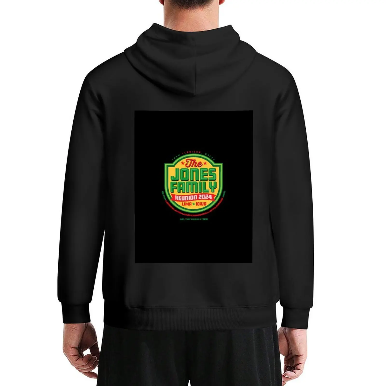 

Jones Reunion 2024 At Lima Iowa Hoodie hooded shirt male clothes men's sweat-shirt set men's autumn clothes hoodie men