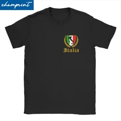 Awesome Italia Italy Italian Flag T-Shirt for Men Women Crewneck 100% Cotton T Shirt Map Tee Shirt 4XL 5XL 6XL Clothing