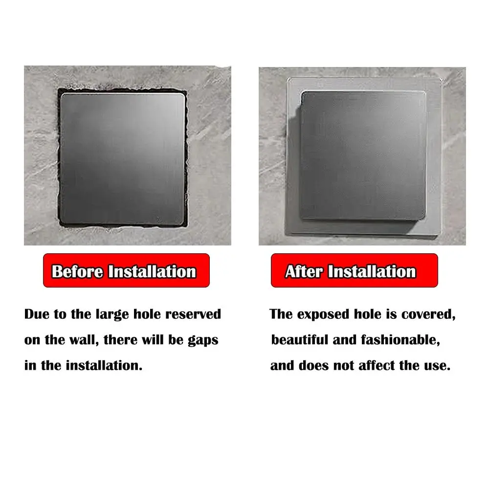 New Plastic Switch Socket Panel Universal Switch Socket Frame Wall Panels Electrical