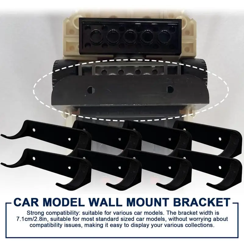 12 PCS Car Wall Mount Vertical Car Display Wall Mount Compatible with Speed ChampionSeries Car Models Collection Accessories
