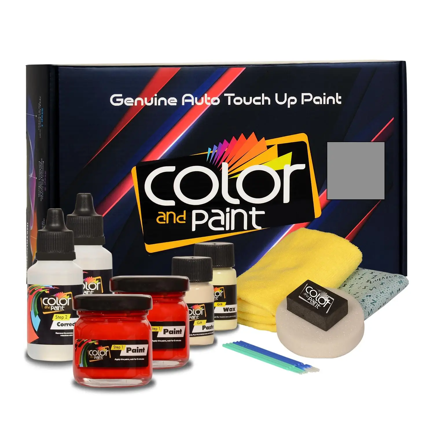 

Color and Paint compatible with GMC Automotive Touch Up Paint - IRIDIUM MET - WA121V - Basic Care