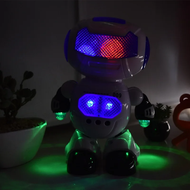 2024 New Space Dancing Electric Robot Colorful Lighting Music Boys And Girls Childrens Toys