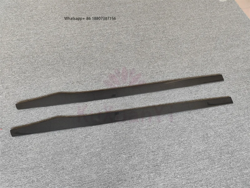 

A Pair of High-quality Carbon Fiber Side Skirts for the 2016-2021 forPorsche 718 Cayman Boxster Body Kit