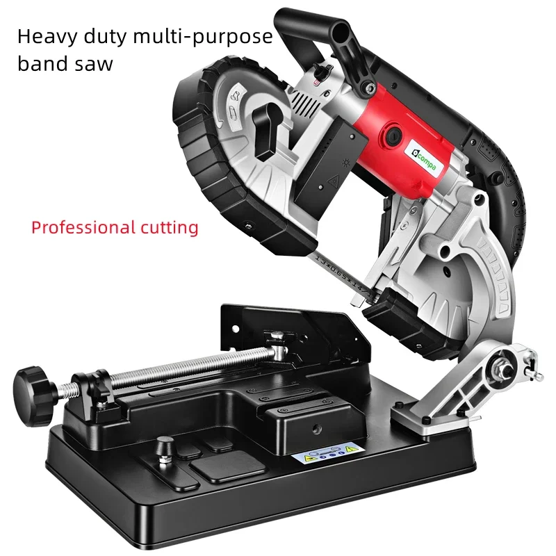 

1100W Band Saw Portable Cutting Machine Angle Iron Cable Metal Stainless Steel Cutting Machine Pipe cutter