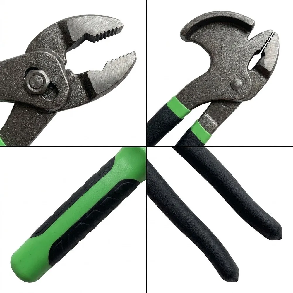 Multi Task Nail Puller for Pulling Staples Rivets and Nails in Various Materials 28 x 8 x 2 cm Carbon Steel Black