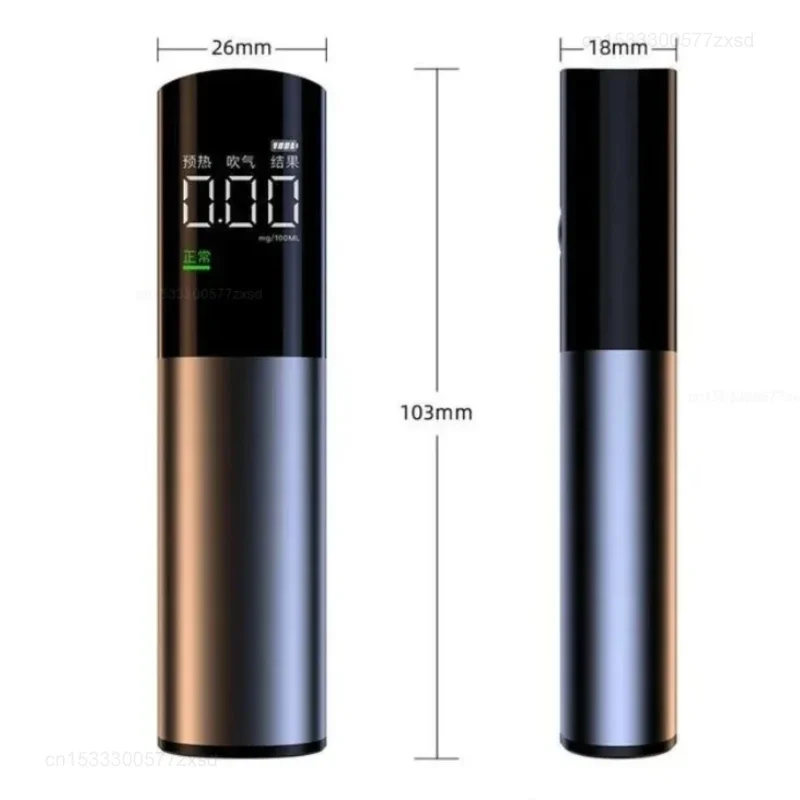 Xiaomi ANMU MIni Auto Alcohol Tester Electronic Breathalyzer LED Display Portable Rechargeable Outdoor Alcoholimeter Detector