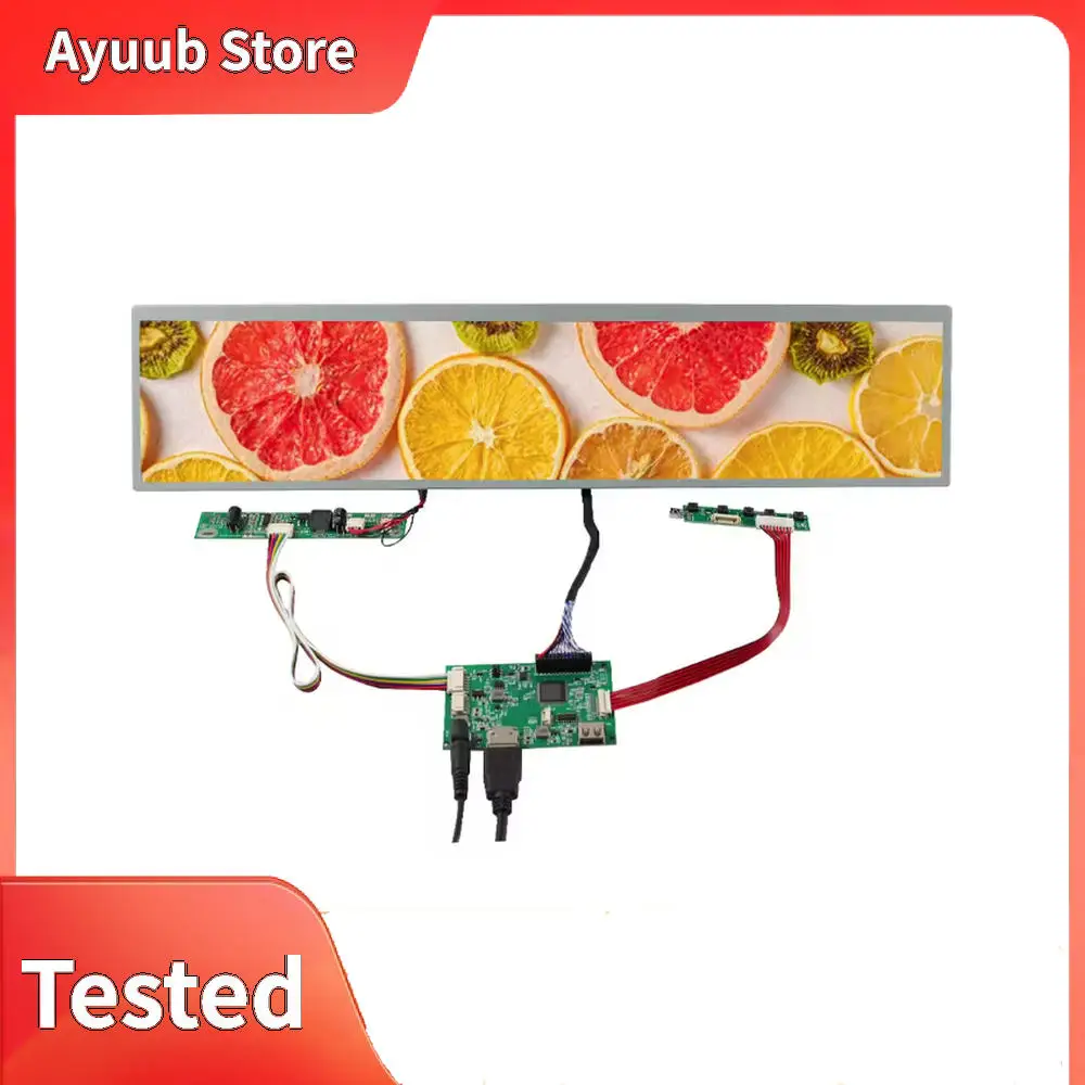 

19-дюймовый 1920X360 DV190FBM-NB0 IPS широкополосный ЖК-экран и плата управления драйвером HD-MI USB LVDS