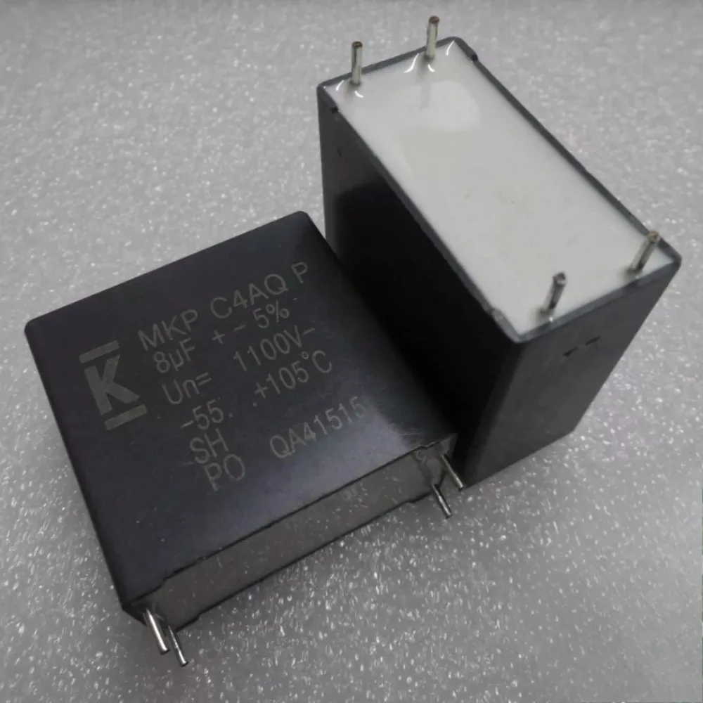 1PCS MKP C4AQ 8.0 uf 1100V 8u0 805 J brand new 38mm X 11mm non-inductive absorption protection film capacitor