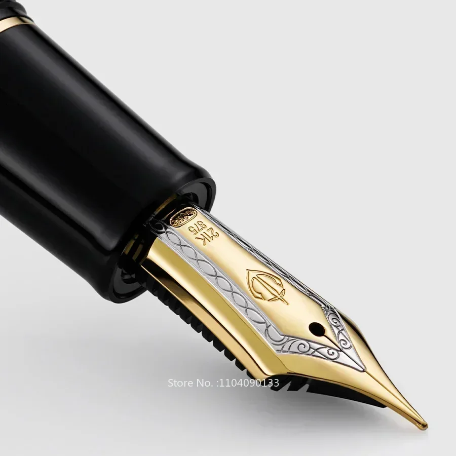 

Hot Original Japan Sailor Torpedo 21K Fountain Pen Large Flat-Top Crown Two-Color Gold-Nib Writing Pen 11-2036 Office Statioery