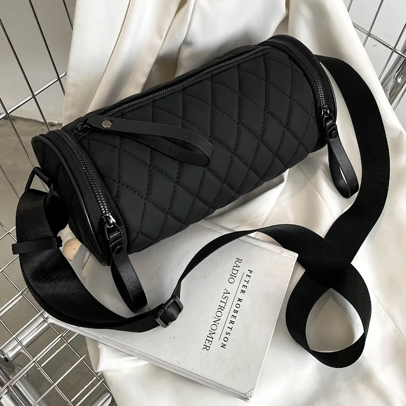 

1pcs Crossbody Bag Multifunctional Long Cylinder Shoulder Bag Strap Adjustable Shoulder Strap Suitable for Daily and Travel