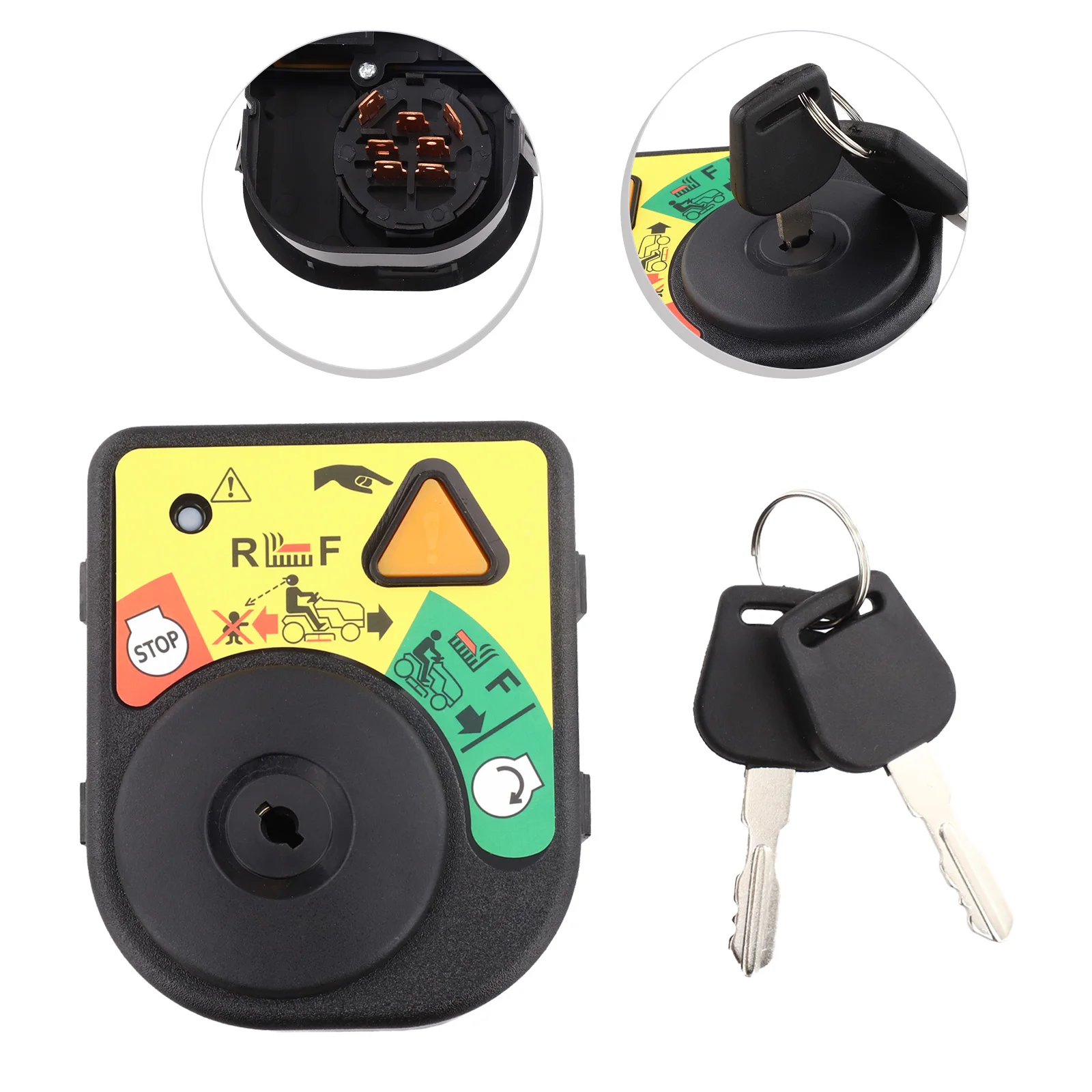 /Ignition /Switch /With 2 Keys 7 Terminal For LT1042 LT1045 925-06119C 725-04227 Riding Lawn Mower Replacement Parts Accessories