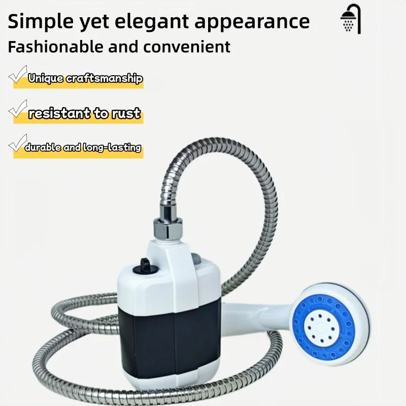 Outdoor bathing device, electric water pump for bathing, bathing device for student dormitories, portable complete shower set view 5
