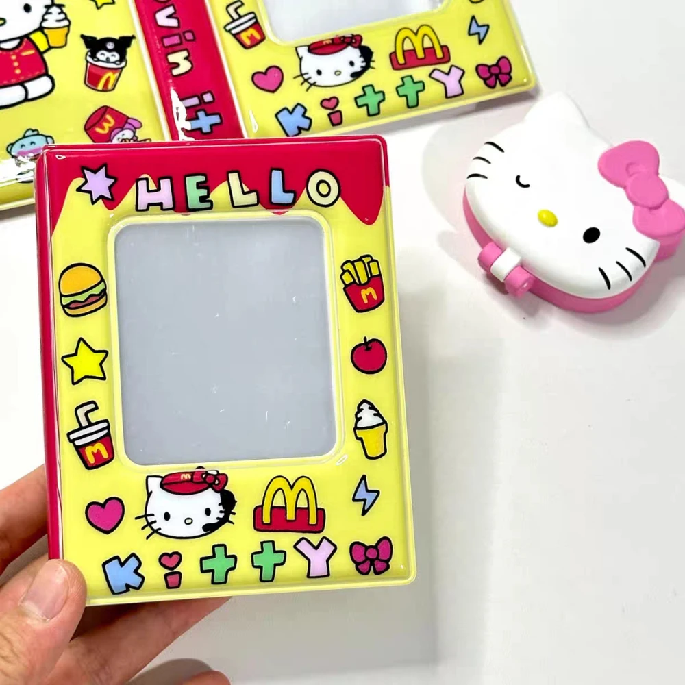 

Памятный альбом Sanrio Hello Kitty с рисунком Kt Cat, портативный фотоальбом для хранения открыток, подарки на день рождения для девочек