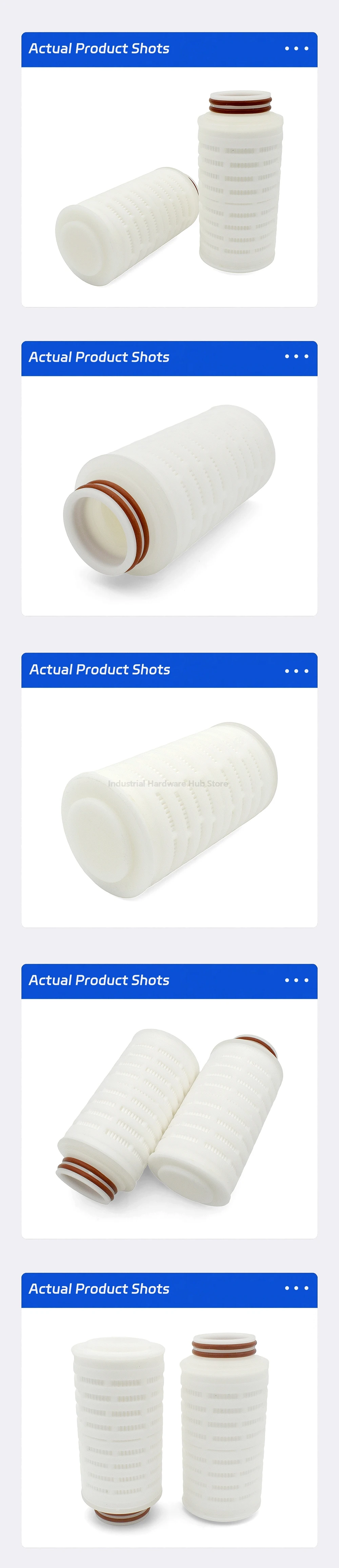 Schnittstellenfilterkartusche-PP Polypropylen Hochpräzise Mikrofiltrationsmembran für Atemventil und Ventilator, Gas/Flüssigkeit – Detail 13