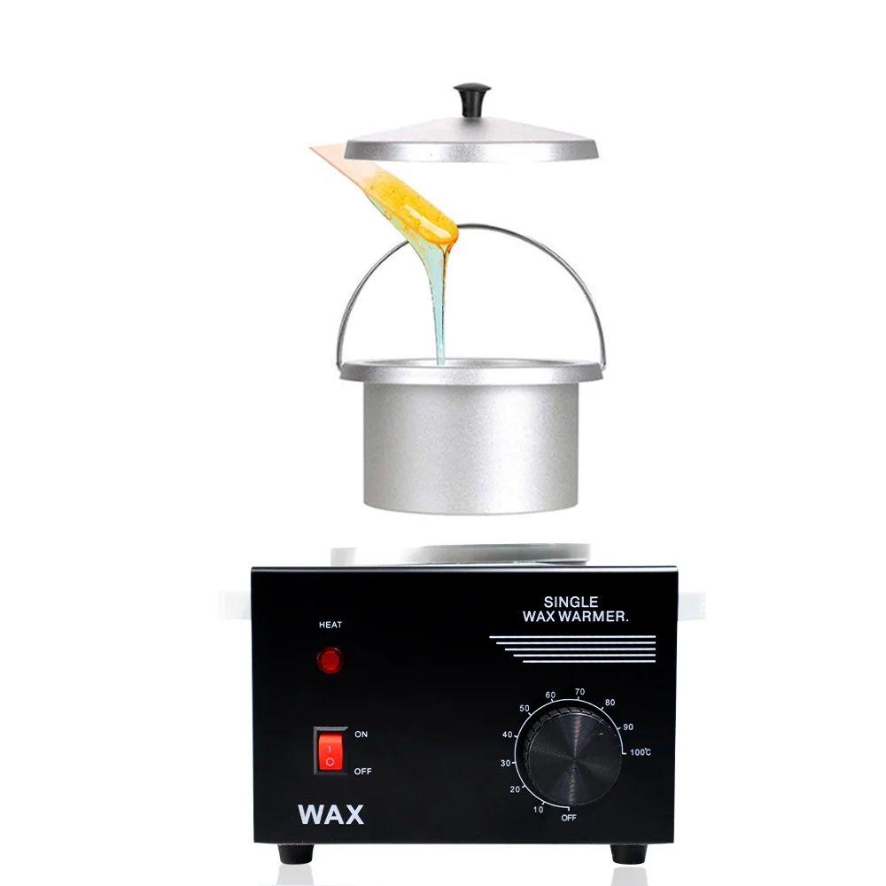 

Electric Single Pot Wax Warmer Wax Heater Warmer Skin Hair Removal Adjustable Temperature Suitable For Beauty Salon Home
