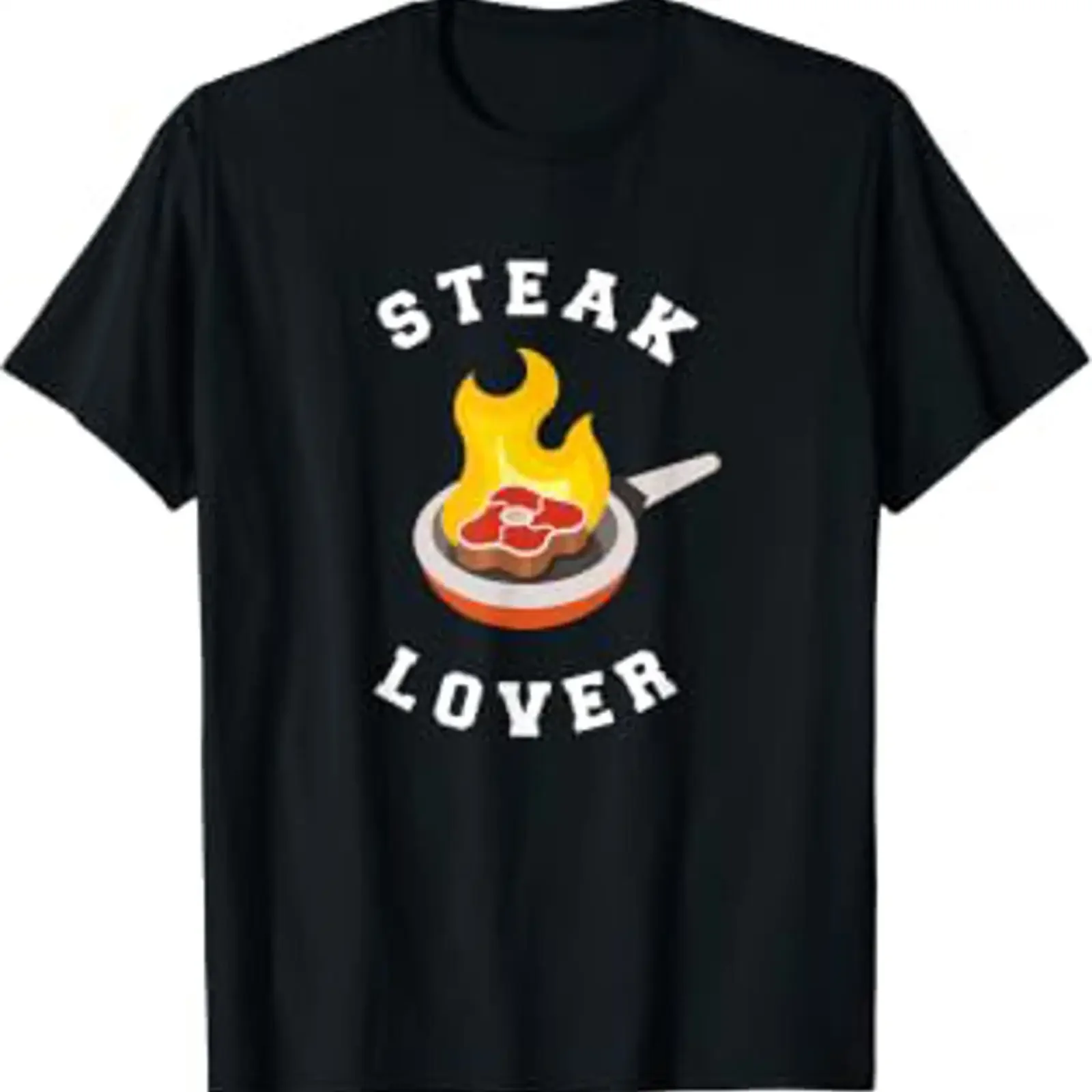 Steak Lover Design for true grill masters Kings T Shirt vintage Washed Breathable Unisex Casual fashion Soft designer clothes
