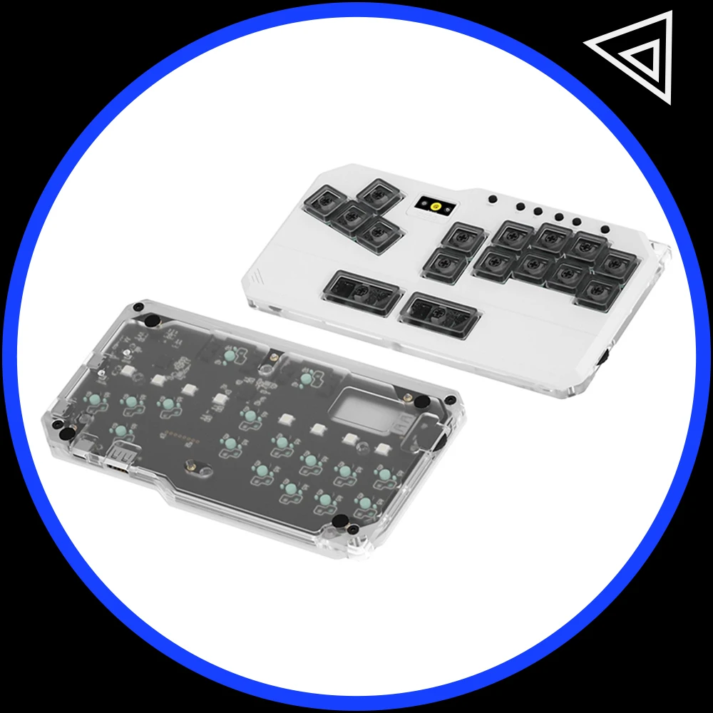 DOIO KBHX-01HE PRO Mechanical Keyboard Magnetic Switch Hitbox MIXBOX Aluminum Gamer Keyboard Arcade Fighting For PS5 Switch PC
