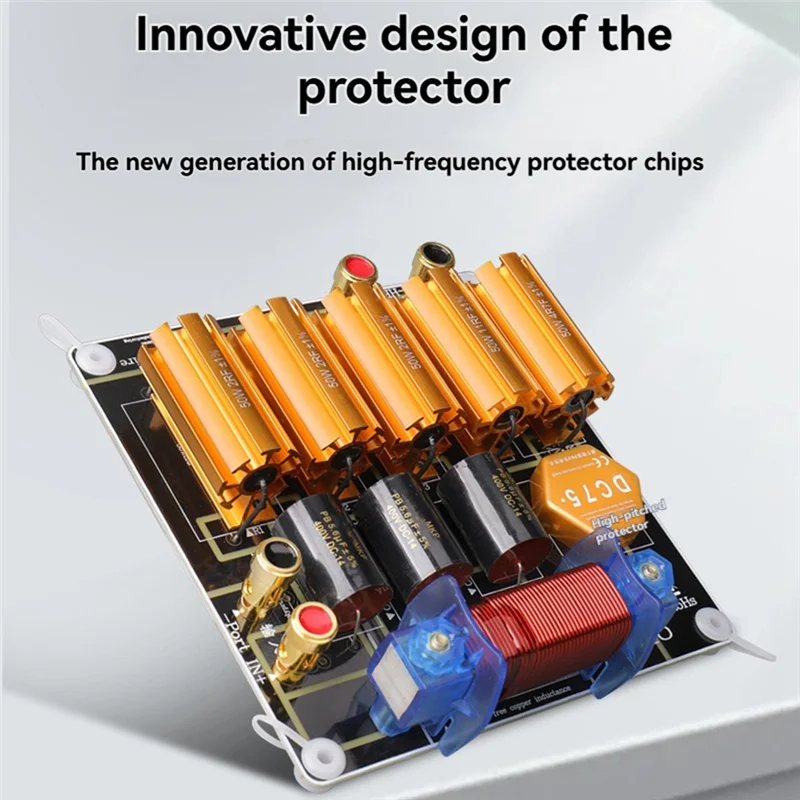 AA08-Speaker Audio Crossover 500W Speaker Tweeter Tunggal Pembagi Frekuensi 1900HZ Filter Crossover Audio Home Theater Panggung